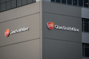 A view of the production facility of pharmaceutical company GlaxoSmithKline Biologicals NL