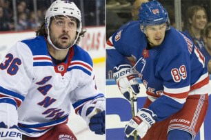 Mats Zuccarello and Pavel Buchnevich