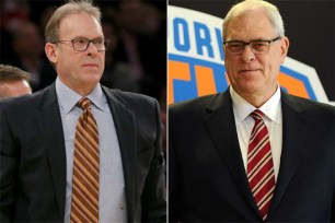 Kurt Rambis and Phil Jackson