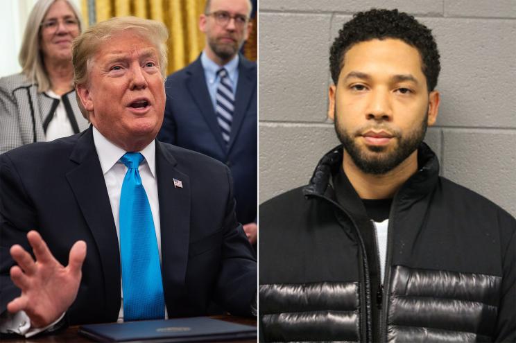 Donald Trump and Jussie Smollett