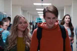 Taylor Hickson and Josh Wiggins in "Giant Little Ones"
