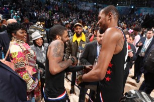 Kyrie Irving and Kevin Durant