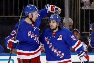 Kevin Hayes and Mats Zuccarello