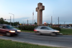 the Memorial Peace Cross