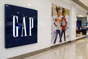 GAP Clothing sign