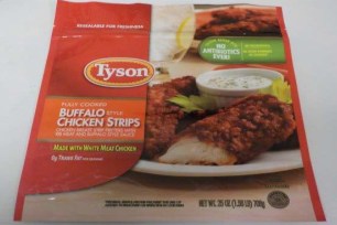 Tyson said 69,093 pounds of chicken strips will be impacted by the recall.