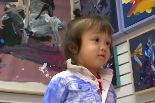 This Tot’s Paintings Sell For Nearly $3,000