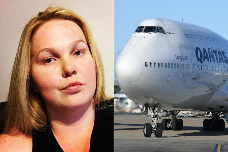 33-year-old Aleisha Tracy died while flying with Qantas flight from California to Melbourne.