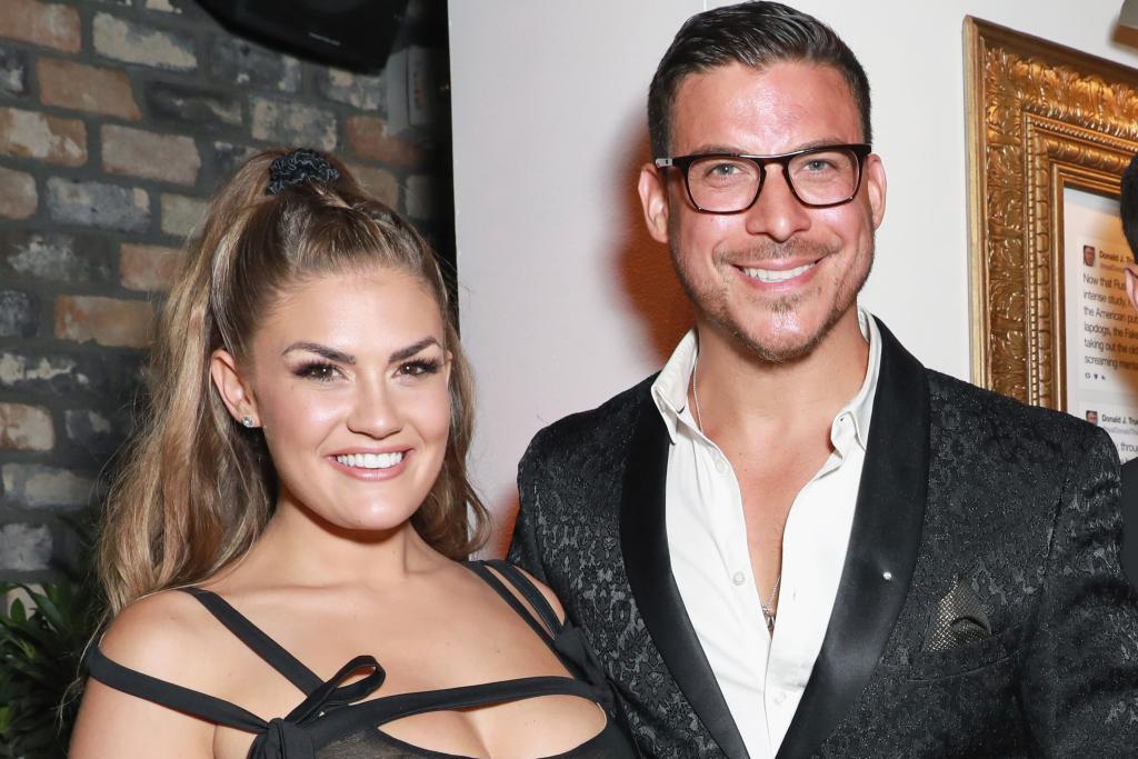 HOLLYWOOD, CA - SEPTEMBER 16:  (L-R) Brittany Cartwright, Jax Taylor, Brian Carter, and Kristen Doute attend Comedy Central's Emmys Party at The Highlight Room at the Dream Hotel on September 16, 2018 in Hollywood, California.  (Photo by Rachel Murray/Getty Images for Comedy Central)
