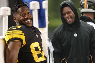 Antonio Brown and JuJu Smith-Schuster