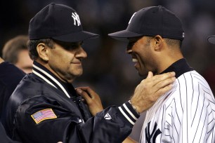 Joe Torre and Mariano Rivera