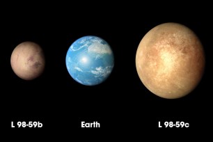 NASA’s Transiting Exoplanet Survey Satellite (TESS) has discovered a world between the sizes of Mars and Earth orbiting a bright, cool, nearby star. The planet, called L 98-59b, marks the tiniest discovered by TESS to date.