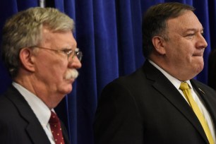 Mike Pompeo and John Bolton