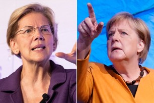 Even as Sen. Elizabeth Warren surges among Democrats, members of Angela Merkel’s party are saying that she’s steering Germany too far left.