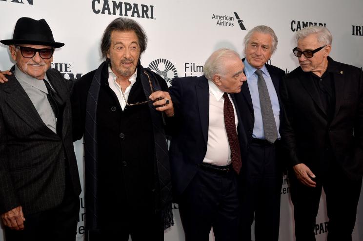 Robert De Niro explains how he cajoled a reluctant Joe Pesci to join he and Al Pacino in Martin Scorsese's "The Irishman," an ambitious film project that took years to finance and develop.