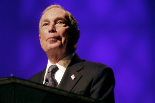 Michael Bloomberg speaks at the Christian Cultural Center in Brooklyn on November 17, 2019.
