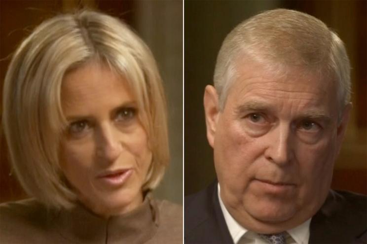 BBC journalist Emily Maitlis and Prince Andrew