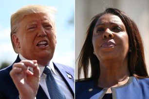 Letitia James Donald Trump