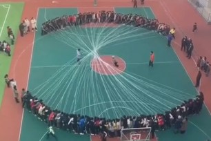 Kids take over the playground with mind-blowing jump rope skills