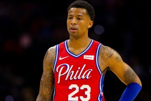 76ers guard Trey Burke's dad Benji complained about his son's playing time.