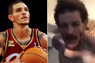 Delonte West video police