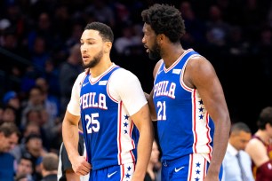 Joel Embiid and Ben Simmons