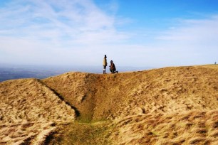 Charlene-Louise Johnstone searched far and wide for a couple she caught on camera mid-proposal on Cleeve Hill, Glos.