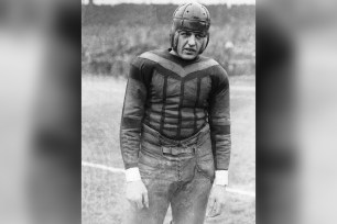 NFL player Harold "Red" Grange.