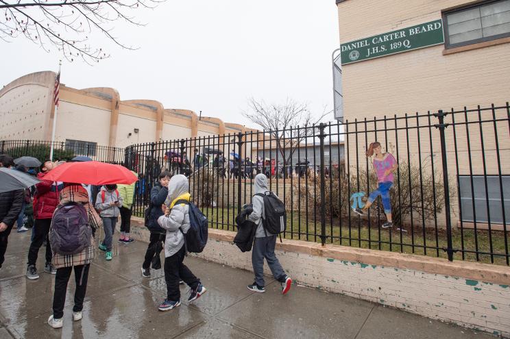 Sixty students at JHS 189 Daniel Carter School in Flushing have expressed suicidal thoughts in the past year, Principal Magdalen Radovich told a recent gathering of nearly two dozen elected officials and community leaders.