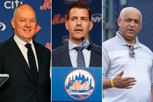 Mets Sandy Alderson, Brodie Van Wagenen, Omar Minaya