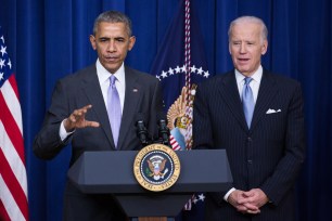 Barack Obama and Joe Biden