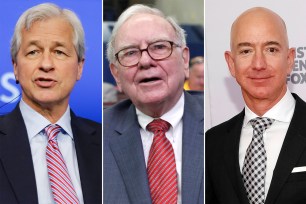 Jamie Dimon, Warren Buffet, and Jeff Bezos