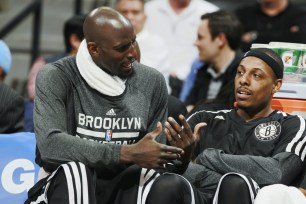 Kevin Garnett and Paul Pierce