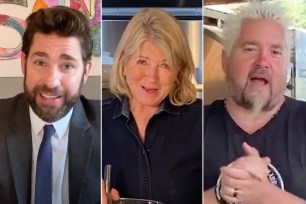 John Krasinski highlights some good news around the world and brings in his friends Guy Fieri, Martha Stewart, David Chang, and Stanley Tucci for an SGN potluck.