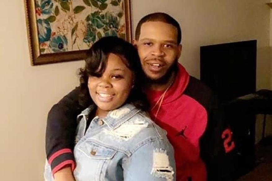 Breonna Taylor and her boyfriend Kenneth Walker