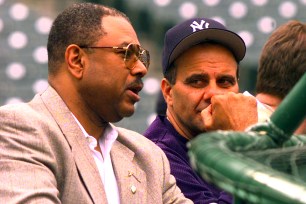 Bob Watson and Joe Torre in 1997