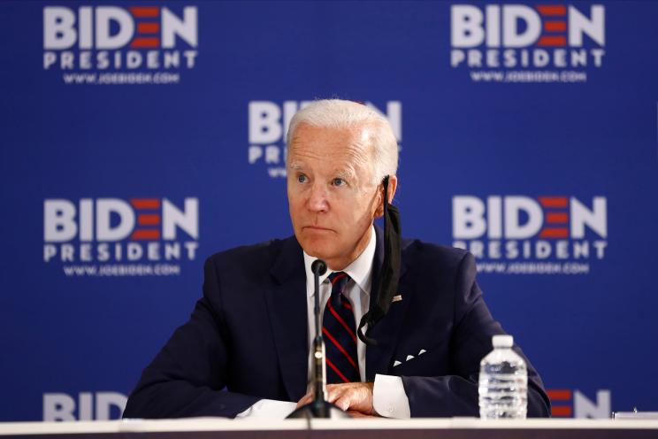 Joe Biden pauses during an event in Philadelphia on Tuesday.