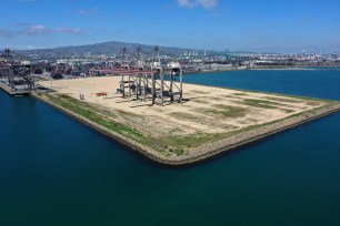 An empty shipping dock is seen, as the global outbreak of the coronavirus disease (COVID-19) continues,