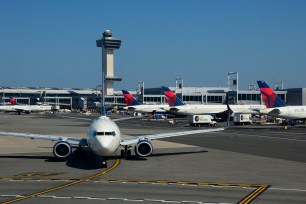 Planes at JFK airport