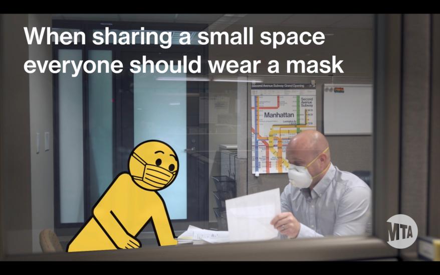 The MTA's coronavirus safety video.