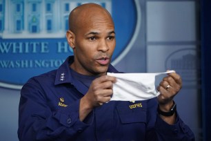 US Surgeon General Jerome Adams