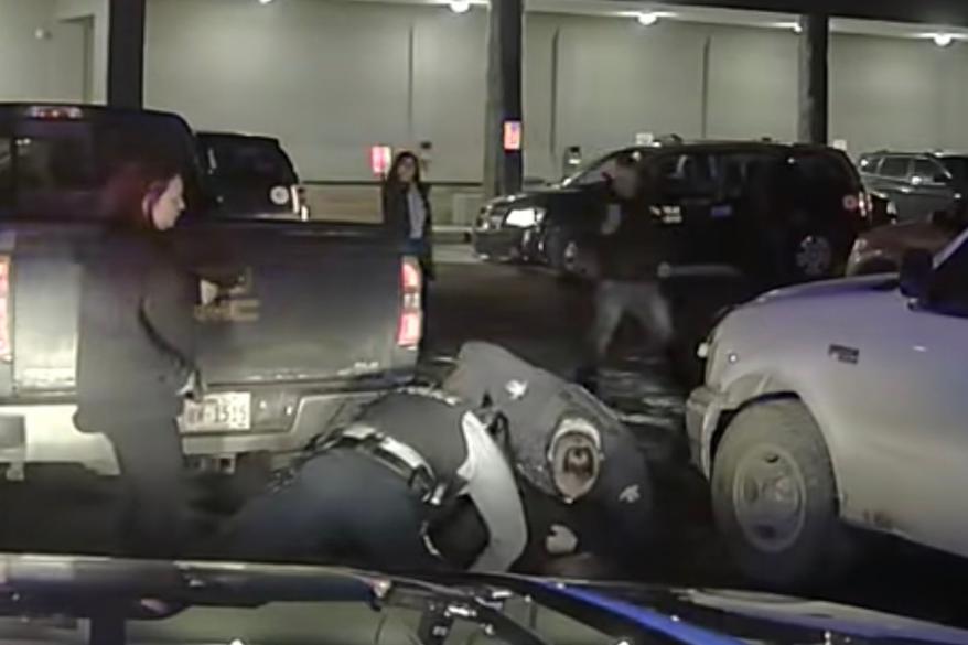 RCMP dashcam footage of the March arrest of Athabasca Chipewyan First Nation Chief Allan Adam.