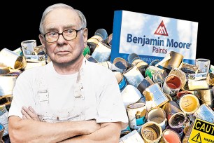 Warren Buffet, whose Berkshire Hathaway owns Benjamin Moore, finds himself in the spotlight following news the paint retailer is being accused of a coverup involving the "illegal burying of hazardous waste."
