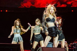 BLACKPINK performs during 2019 Coachella Valley Music And Arts Festival on April 19, 2019 in Indio, California.