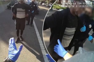 Body cam footage from the California arrest