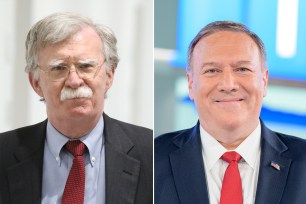 John Bolton Mike Pompeo