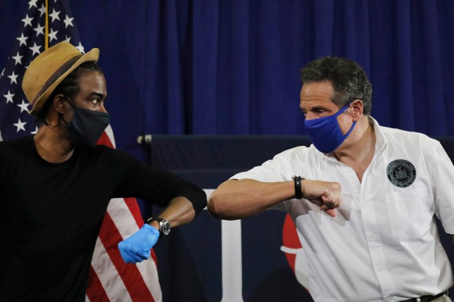 Chris Rock and Gov. Andrew Cuomo