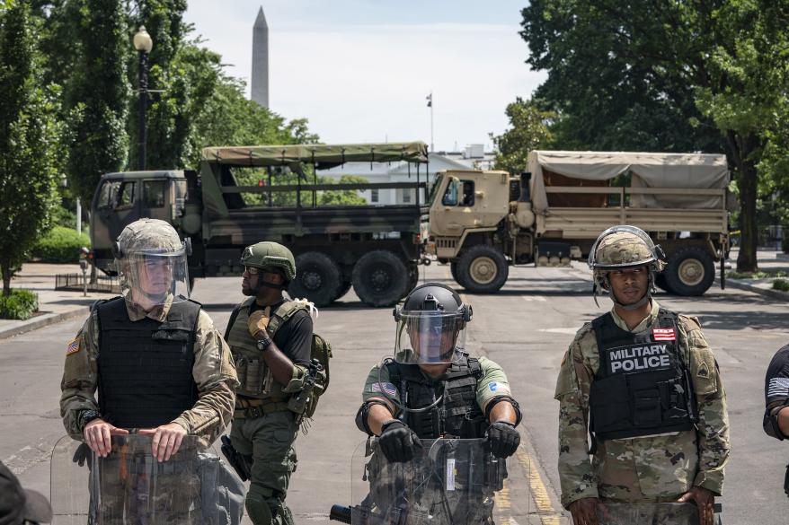 National Guard members in Washington, D.C.