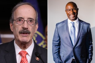 Eliot Engel and Jamaal Bowman