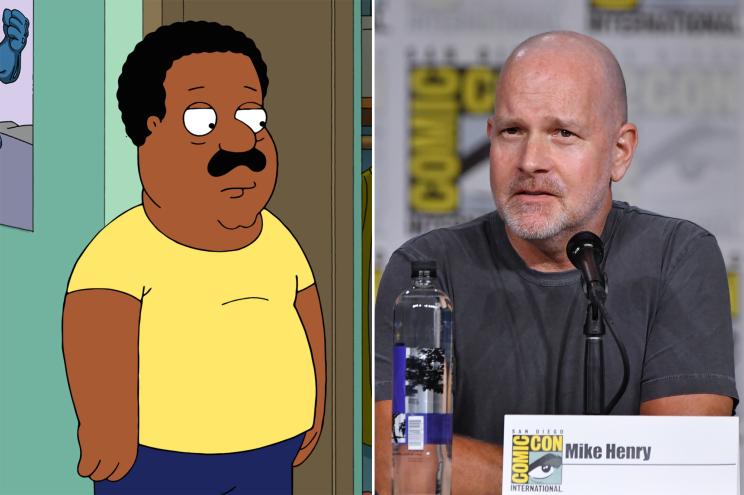 Mike Henry (right) is the voice of Cleveland (left) on "Family Guy."